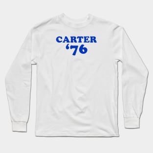 Jimmy Carter - 1976 'Carter '76' (Blue) Long Sleeve T-Shirt